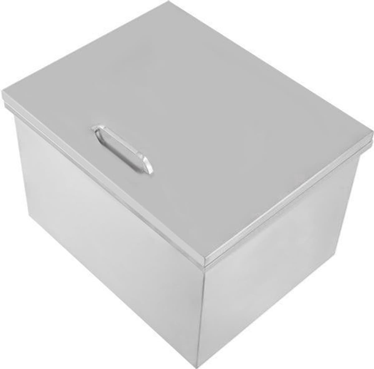 Inbouw IJsbak Roestvrij Staal - 20x16x13 Inch - 12.65 Kg Gewicht - PU Isolatie - Voor Buitenkeuken En Bar — afbeelding 1