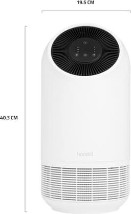 Luchtreiniger Wit - HEPA 13 En Actieve Koolfilter - 90 m³/h CADR - Compact Formaat - Voor Slaapkamers En Kleine Ruimtes — thumbnail 4