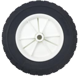 2 x Ø200mm reservewielen, rubberen loopwiel voor grasmaaier, wagen, luchtcompressor, grastrekker, vervangend rolmaaierwiel, vervangingsonderdelen, asgatdiameter 12,7mm (2, 200mm) — thumbnail 3