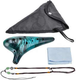 Alt-ocarina 12-gaats - incl. opbergzakje en accessoires - Fazley 11CAC12 - Blue — thumbnail 4