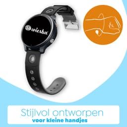 Wiesba WB56 - GPS horloge kind | 4G kinder smartwatch | Wiesba WB56 | Kinderhorloge met GPS | SOS horloge kind | Videobellen horloge kind | GPS tracker horloge kinderen | Smartwatch kinderen waterproof | Kinderhorloge schoolmodus — thumbnail 4