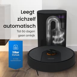 Chesto T2 Pro 3-in-1 Robotstofzuiger met Dweilfunctie – 5000 Pa - Geschikt voor Dierenharen - LDS navigatie - App-besturing - Inclusief Zelflegend Station — thumbnail 2