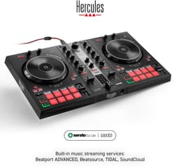 Hercules Inpulse 300 MK2 + Hercules DJ45 – DJ-controller en DJ-koptelefoon Bundle – Voor Beginners en Gevorderden — thumbnail 4