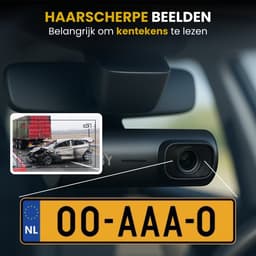 Clerby - Dashcam Mini 2K - Auto Nachtzicht - Botsingdetectie - Zwart — thumbnail 4
