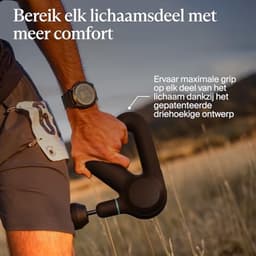 Diepweefmassagepistool voor Pijnverlichting - Elektrisch Percussiemassageapparaat met Bluetooth — thumbnail 5