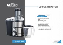 900W Centrifugal Juicer – 2-Speed Hoge Snelheid Sapmachine – 1L Sapkan & 2L Pulpreservoir – RVS & ABS – Stil en Multifunctioneel voor Thuisgebruik — thumbnail 2