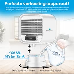 Draagbare / mobiele luchtbevochtiger - Aircooler - Ventilator - Inclusief Luchtbevochtiger - 150 ML — thumbnail 4