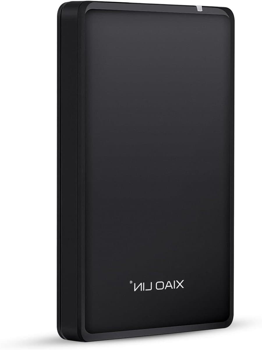 Externe Harde Schijf - Draagbare Opslag - Bestanden Opslaan - Snelle USB 3.0 - 750 GB - Zwart — afbeelding 1