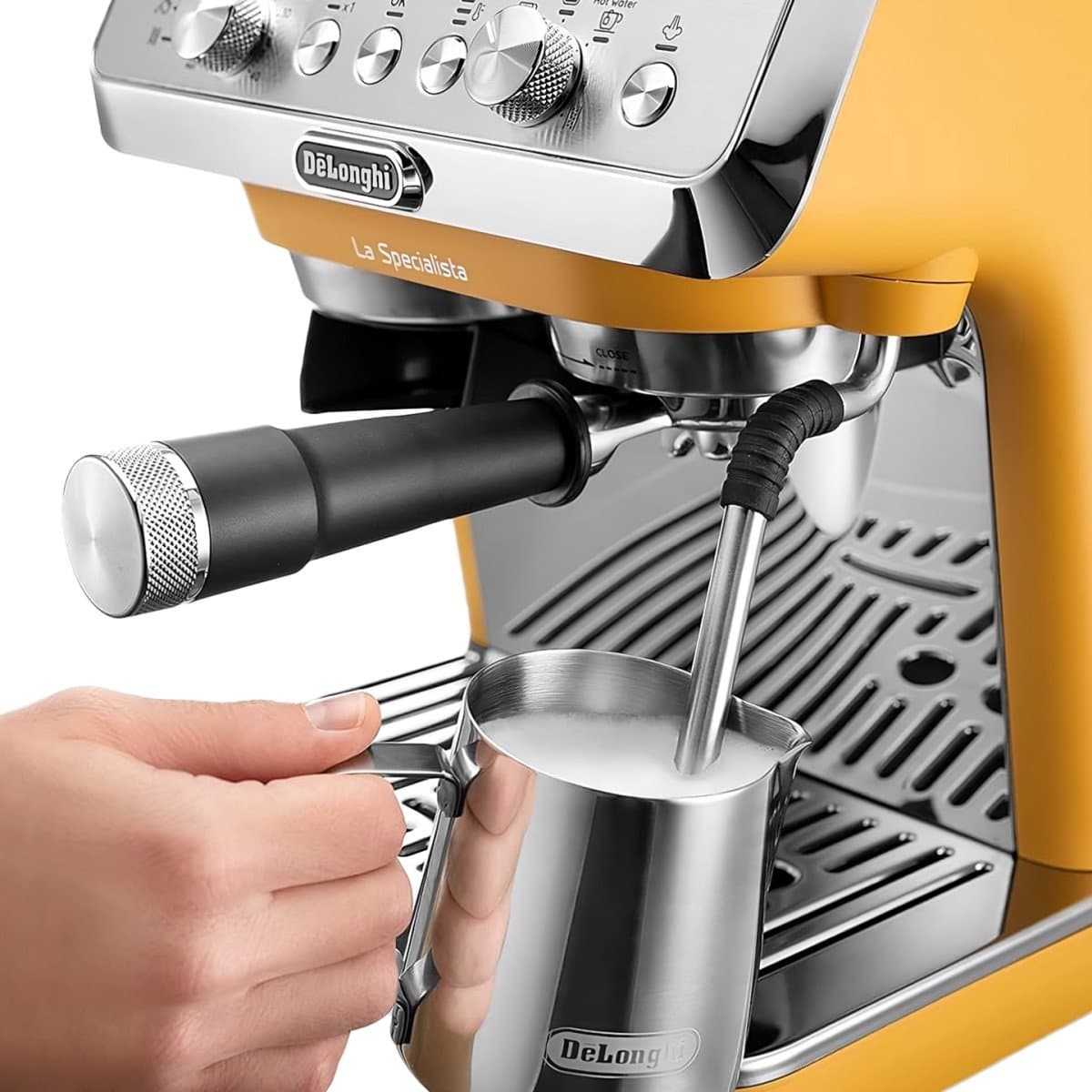 DeLonghi La Specialista Arte EC9155.YE Espresso machine met molen - Geel — afbeelding 1