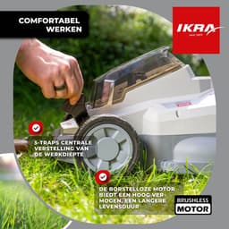 IKRA accu-grasmaaier ICM 2033 met mulch-functie, inclusief 2 x 20V accus en oplader — thumbnail 5
