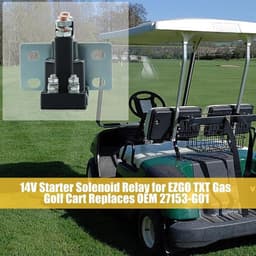 Startrelais geschikt voor EZGO TXT gas golfkar 1994 en later, 14V, vervangt OEM 27153-G01 en 612813 voor betrouwbare startprestaties — thumbnail 3