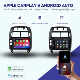 CarPlay autoradio geschikt voor Volkswagen Polo | 2002 t/m 2009 | Android 13 | Draadloos Apple CarPlay & Android Auto | 2GB + 32GB | QuadCore processor | Denago DNG-A239 | 2025 model | 2002 2003 2004 2005 2006 2007 2008 2009 | Bluetooth & Wifi — thumbnail 2