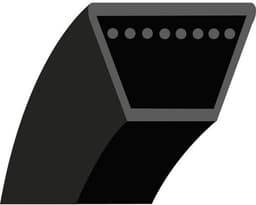 Gladde V-riem - Maaierriem Reserveonderdeel - Grasmaaien Onderhoud - Specifieke Modellen Compatibel - 858 mm Buitenlengte - Zwart — thumbnail 2