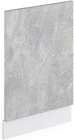 Vaatwasmachine frontpaneel - Keukenfront - Keukenopslag - Verstelbare poten - 45 cm breed - Betonlook — thumbnail 1