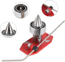 Bladbalancer Hoge Sterkte - Muurbevestiging - Verstelbare Peilstok - Trekmagneet 120 lb - Compatibel met Geschikt voor mesgatmaten 5/16" tot 1-1/2 - Messenbalancer — thumbnail 4