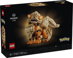 LEGO Pokémon - Arcanine Pokémon Dieren Figuur Bouwpakket voor Volwassenen en Woondecoratie - 72160 — thumbnail 4