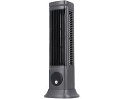 LISM-Tafelventilator, 27 cm, stille ventilator zonder bladen, 3 snelheidsniveaus, 3D-breedhoekventilator, verstelbare voet, luchtgekoelde tafelventilator, Geschikt voor slaapkamers en kantoren.