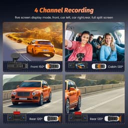 Dashcam voor Auto - 4K + 1080P - Nachtzicht - 170° Groothoek - Voor Auto's en Vrachtwagens — thumbnail 2