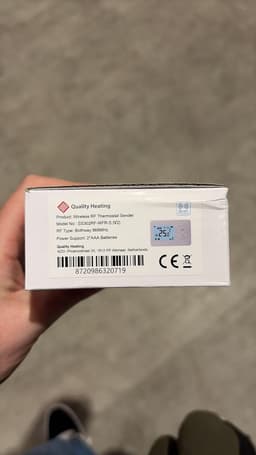 Radioklokthermostaat - Slimme Thermostaat - Vloerverwarming Regelen - Draadloze Centrale Box - Per Kamer - Wit — thumbnail 5