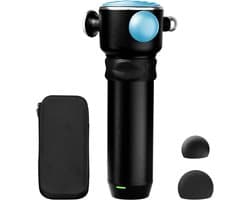 Elektrisch Massagepistool - Spierstimulator Percussie - Spierherstel Bevorderen - 5 Snelheden 3 Koppen - 0.68 kg - Zwart