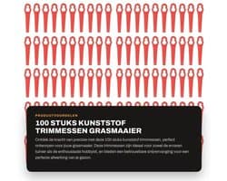 Trimmessen 100 Stuks - Kunststof - Waterdicht - Nauwkeurig Trimmen - Lichtgewicht - Duurzaam en Slijtvast - Maaimes