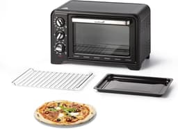 Elektrische Oven - Compacte Oven - Dagelijks Koken - 6 Kookmodi - 19 Liter - Zwart — thumbnail 1