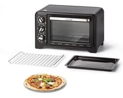 Elektrische Oven - Compacte Oven - Dagelijks Koken - 6 Kookmodi - 19 Liter - Zwart