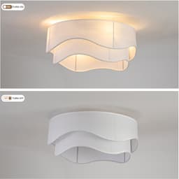 Moderne 19-inch plafondventilator - ABS-bladen - App- en afstandsbediening - Zes snelheden - Omkeerbare ventilatorstanden - Geschikt voor slaapkamer en babykamer — thumbnail 4