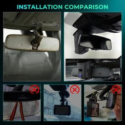 Auto Dashcam - Autocamera DVR - Wegincidenten Vastleggen - 4K Ultra HD Resolutie - 64GB Geheugenkaart - Zwart — thumbnail 2