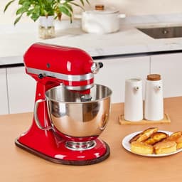 Mixer Slider Bamboe - Keukenmachine Mat - Keuken Organiseren - Makkelijk Verplaatsbaar - 4.5-5 Qt - Natuurlijk — thumbnail 5
