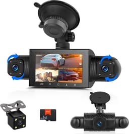 Dashcam Auto - Rijcamera Recorder - Veilige Ritten - 1080p HD Opname - 3 Inch Scherm - Zwart — thumbnail 1