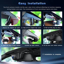 SnelShoppen - DashCam 4K voor VW Tiguan 2018-2024, Autocamera 2160P Video met WiFi, G-sensor, Parkeermodus, Loopopname, 150° Groothoek, Plug & Play, 6 — thumbnail 2