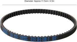 Aandrijfriem Grasmaaier - Vervangingsband Transportband - Tuinonderhoud - Duurzaam ABS Materiaal - 115 cm Diameter - Zwart — thumbnail 5