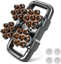 Massagepistool - 24 Koppen - Draadloos - Mini Massageapparaat voor Spierontspanning - Voor Nek, Rug en Benen — thumbnail 5