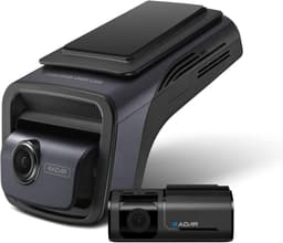 Dashcam voor auto - Rood - 4K Voor- en 2K Achtercamera - Met Super Nachtzicht en Radar Parkmodus - Met GPS en WiFi — thumbnail 1