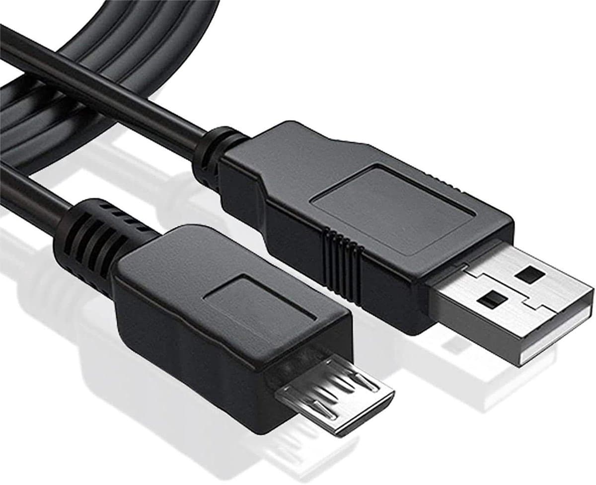 USB 2.0 Kabel - Datakabel Harde Schijf - Externe Schijf Koppelen - Hoge Snelheid Data Transfer - 1 Meter - Zwart — afbeelding 1