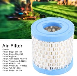 Luchtfilter Wasbaar - Geschikt voor Briggs 396424/396424S - Vervangend Onderdeel - Kunststof - Hoge Luchtstroom - Uitstekende Filtratie - Grasmaaierfilter — thumbnail 4