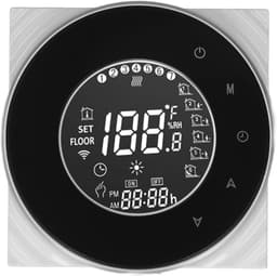 Slimme Thermostaat - Vloerverwarming Bediening - Energie Besparen - App & Spraak Bediening - 95-240VAC - Zwart — thumbnail 5