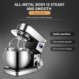 Keukenmachine - Mixer - Bakken en Koken - Elektronische Timer - 5.5 Liter - Zwart — thumbnail 3