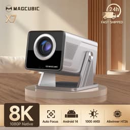 Archi Smart Beamer – Projector - Native Full HD – 8K Ondersteuning – 1000 ANSI – Android 14 – WiFi – Bluetooth – Spraakafstandsbediening — thumbnail 4