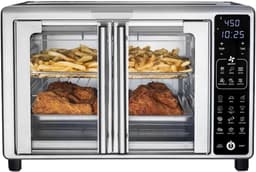 Slimme Luchtfriteuse - Digitale Oven - Gezond Koken - 19 Voorgeprogrammeerde Instellingen - 24 Liter Capaciteit - Zwart — thumbnail 1