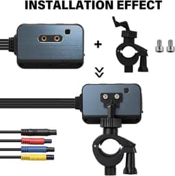 Dual Dashcam voor en achter - Waterdicht IP67 - HD-opname met G-sensor - Groothoeklens - Voor Motorsport en Recreatief Gebruik — thumbnail 5