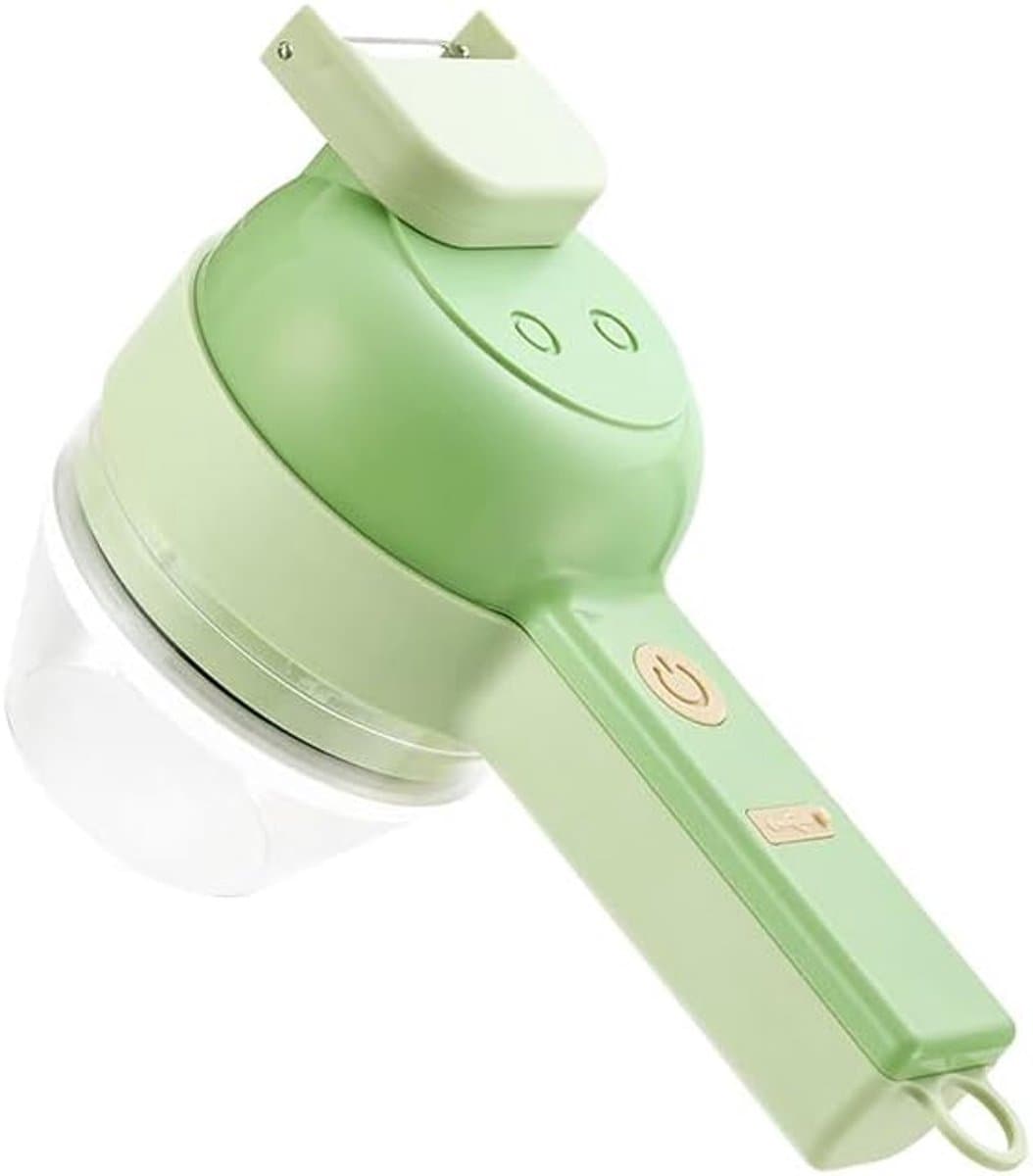 Draadloze Keukenmachine - Groentehakker Hakmolen - Snel Ingrediënten Snijden - Ergonomisch Zacht Handvat - 200 ml - Zwart — afbeelding 1