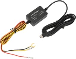 SnelShoppen - Dash Cam Hardwire Kit USB - 12V naar 28V naar 5V USB Adapter met Oververhittingsbescherming - Dashcamera Hardwired Kit voor Spiegelcamer — thumbnail 4