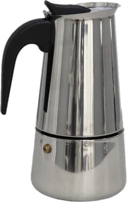 Gerimport Percolator espressomaker - 2 kopjes - RVS - 14x11 cm — thumbnail 3