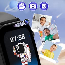Forever Kinder Smartwatch - Horloge met GPS & WiFi - Zwart - Look Me! 3 — thumbnail 2