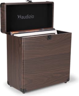 Audizio RC32 Vinyl Platenkoffer voor max 30/35 platen - Houtlook — thumbnail 1