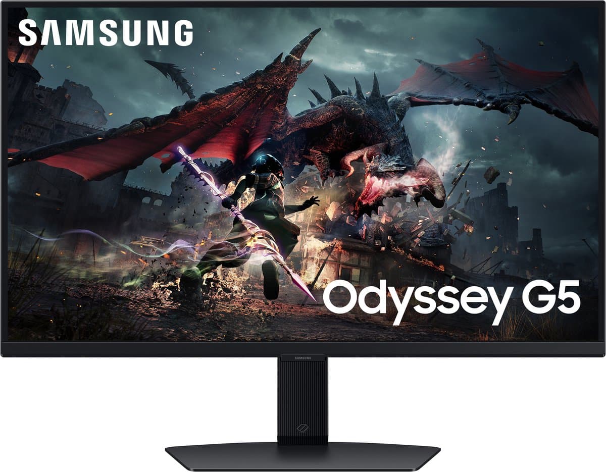 Samsung Odyssey G5 LS27DG502EUXEN - QHD - 1 ms - 180 Hz - 27 inch — afbeelding 1