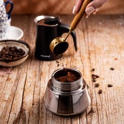 Klausberg Espressokoffiezetapparaat KB-7847 – 12 Kopjes – RVS – Geschikt voor Inductie - Espresso Maker - 600ml - Percolator — thumbnail 3