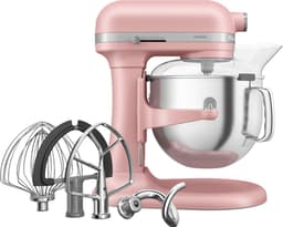 KitchenAid keukenmachine - Artisan - In hoogte verstelbare kom - 375 W - 11 snelheden - 3 RVS accessoires - 6,6L - Roze — thumbnail 2